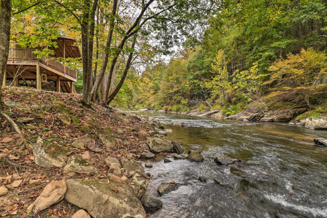 Creekside Retreat With Deck, 18 Miles To Wolf Ridge Villa Weaverville Exterior foto