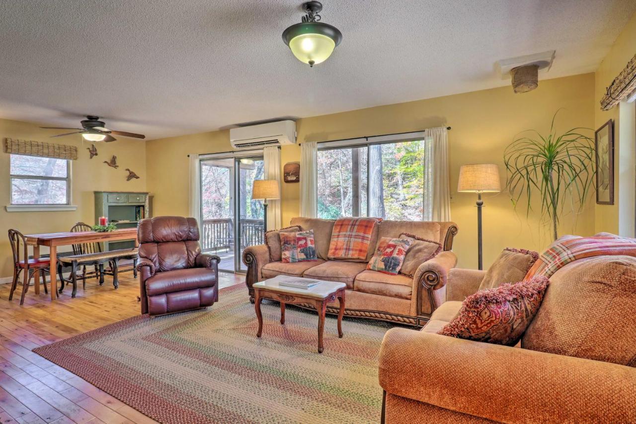 Creekside Retreat With Deck, 18 Miles To Wolf Ridge Villa Weaverville Exterior foto