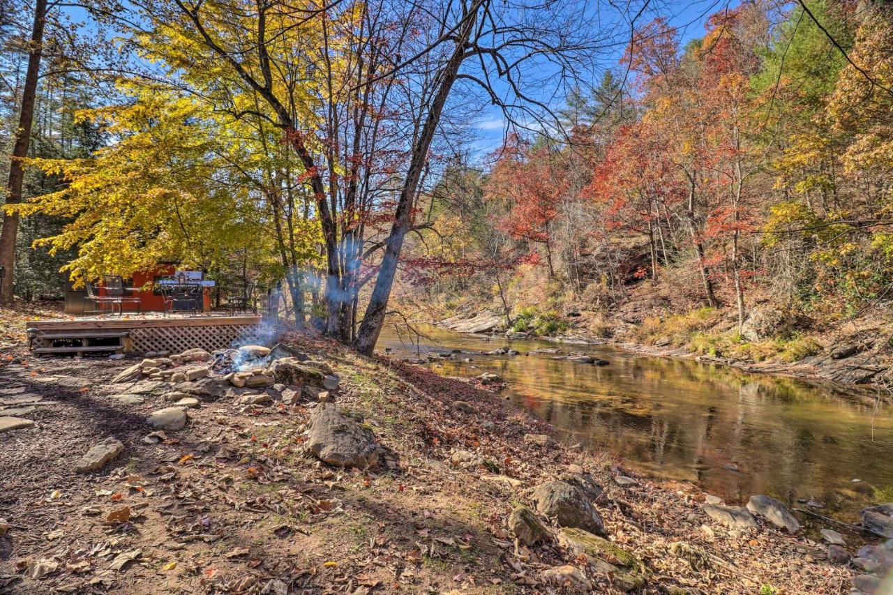 Creekside Retreat With Deck, 18 Miles To Wolf Ridge Villa Weaverville Exterior foto