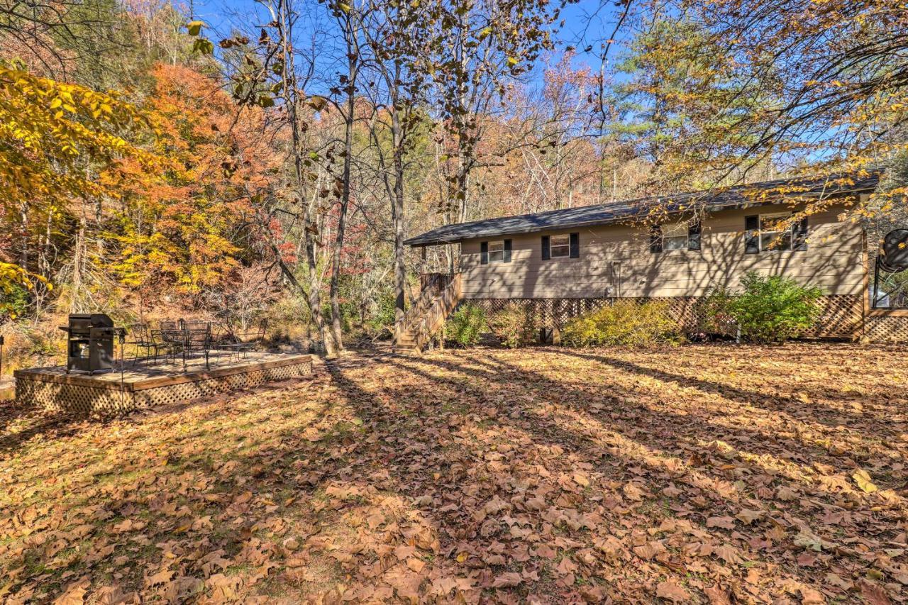 Creekside Retreat With Deck, 18 Miles To Wolf Ridge Villa Weaverville Exterior foto