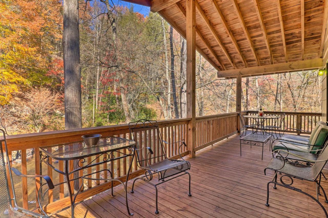 Creekside Retreat With Deck, 18 Miles To Wolf Ridge Villa Weaverville Exterior foto