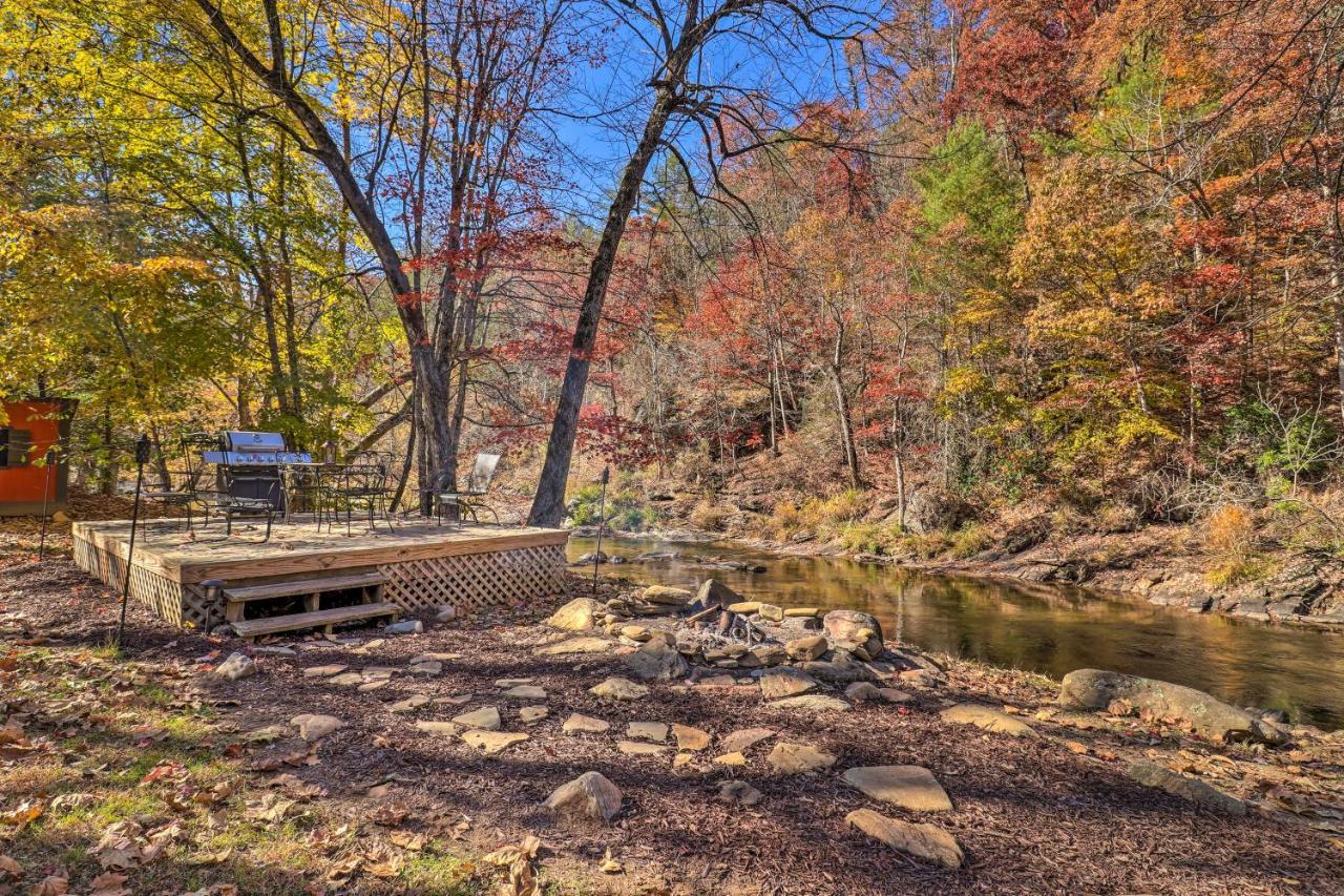 Creekside Retreat With Deck, 18 Miles To Wolf Ridge Villa Weaverville Exterior foto
